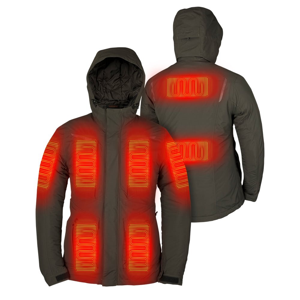 Mobile Warming MWWJ13 Women's 12 - volt Heated Parka Jacket with D - Ring - Gorvex.com