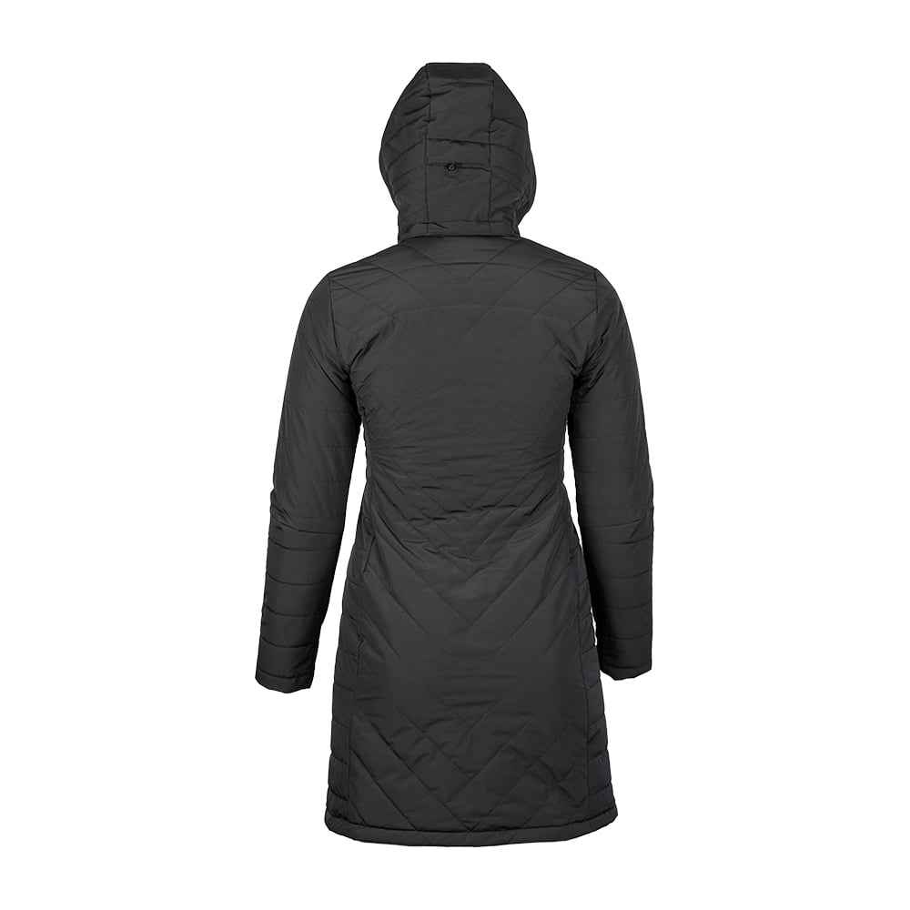 Mobile Warming MWWJ38 Meridian Women's Heated Black Hooded Jacket - Gorvex.com