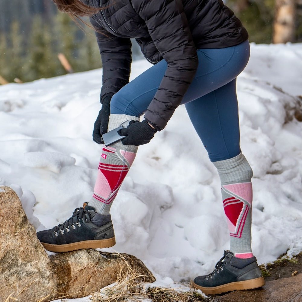 Mobile Warming MWWS07 Premium 2.0 Merino Women's Heated No Slip Sock, 1 pair - Gorvex.com