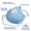 Moldex 2300N Series N95 Particulate Disposable Respirator, 1 box (10 pieces) - Gorvex.com