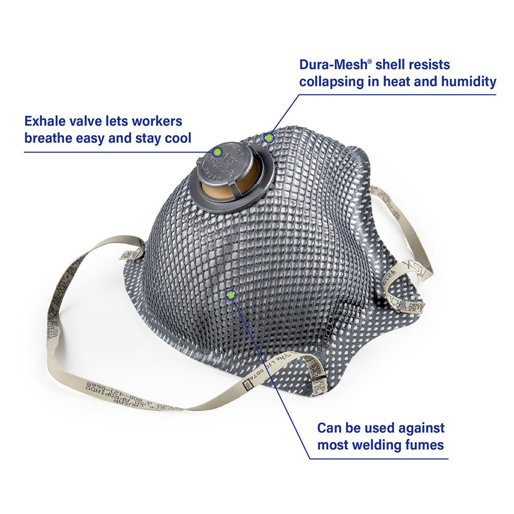 Moldex 2310 N99 Premium Particulate Disposable Respirator with Valve, M/L, 1 bag (10 pieces) - Gorvex.com
