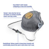 Moldex 2940R R95 Series HandyStrap Disposable Respirator Acid Gases, 1 box (10 pieces) - Gorvex.com