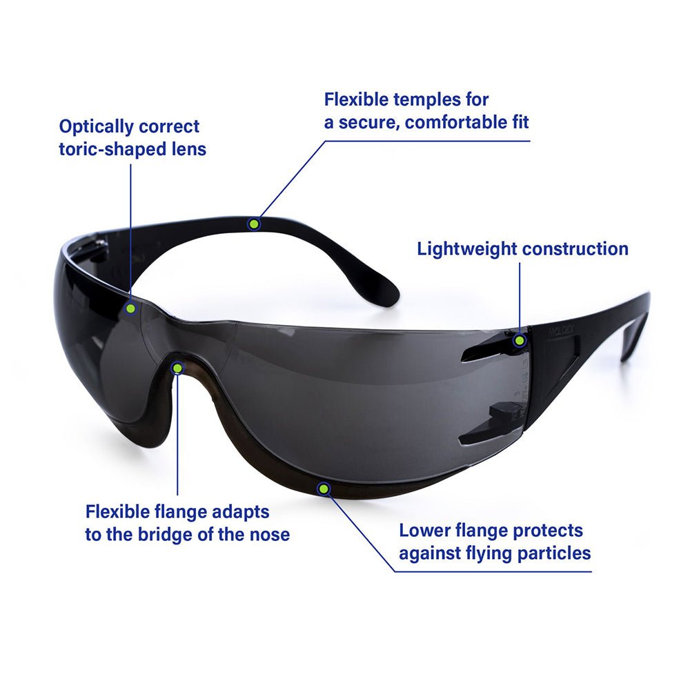 Moldex 5001S - 1 Adapt Anti - Fog Safety Glasses with No Overmold - Gorvex.com
