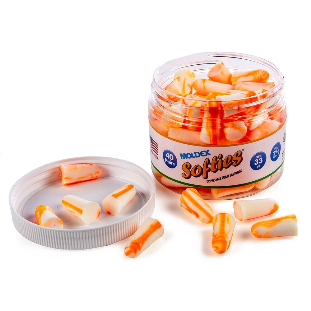 Moldex 6683 Softies Uncorded Disposable Foam Earplug, 1 jar (40 pairs) - Gorvex.com