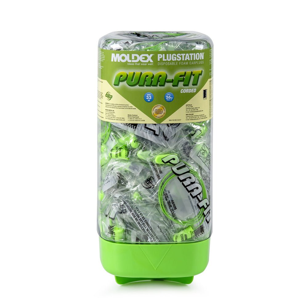 Moldex 6882 Plugstation - 150 Pair 6900 Pura - Fit Disposable Earplugs, 1 dispenser - Gorvex.com