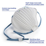 Moldex AirWave 4600 N95 Disposable Respirator with Adjustable Strap, 1 box (10 pieces) - Gorvex.com