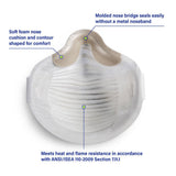 Moldex AirWave 4600 N95 Disposable Respirator with Adjustable Strap, 1 box (10 pieces) - Gorvex.com