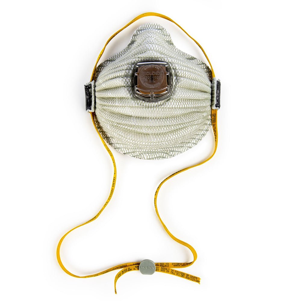 Moldex AirWave 4700 N100 Disposable Respirator with SmartStrap, M/L, 1 box (5 pieces) - Gorvex.com
