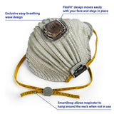 Moldex AirWave 4700 N100 Disposable Respirator with SmartStrap, M/L, 1 box (5 pieces) - Gorvex.com