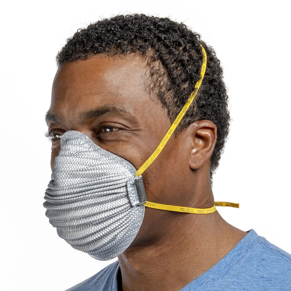 Moldex AirWave 4800 N95 Particulate Disposable Respirator Nuisance O/V, M/L, 1 box (10 pieces) - Gorvex.com