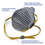 Moldex AirWave 4800 N95 Particulate Disposable Respirator Nuisance O/V, M/L, 1 box (10 pieces) - Gorvex.com