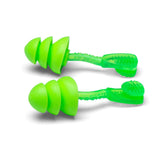 Moldex Glide - Trio Triple Flange Corded Reusable Earplug 6445, NRR 27, 1 box (50 pairs) - Gorvex.com