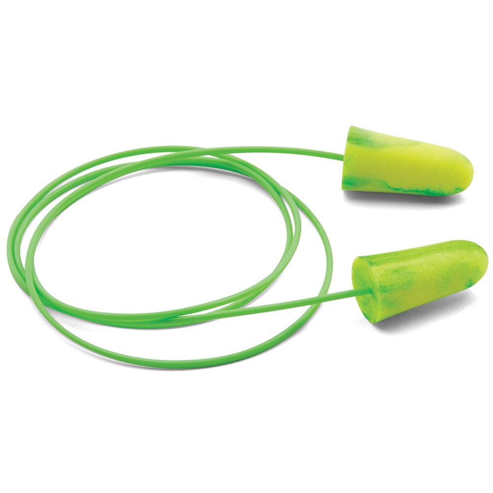 Moldex Goin' Green Corded Disposable Earplugs 6622, NRR 33, 1 box (100 pairs) - Gorvex.com