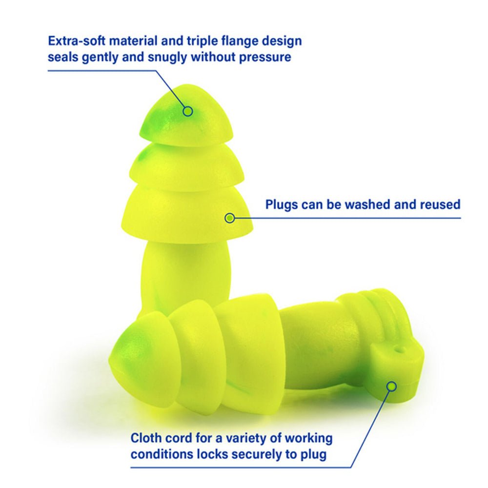 Moldex Jetz Uncorded Reusable Uncorded Earplugs 6450, NRR 27, 1 box (50 pairs) - Gorvex.com