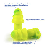Moldex Jetz Uncorded Reusable Uncorded Earplugs 6450, NRR 27, 1 box (50 pairs) - Gorvex.com