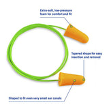 Moldex Mellows Corded Disposable Foam Earplugs 6840, NRR 30, 1 box (100 pairs) - Gorvex.com