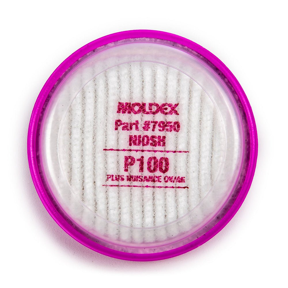 Moldex P100 Filter Disk with Nuisance Organic Vapor & Acid Gases 7950, 1 pair - Gorvex.com