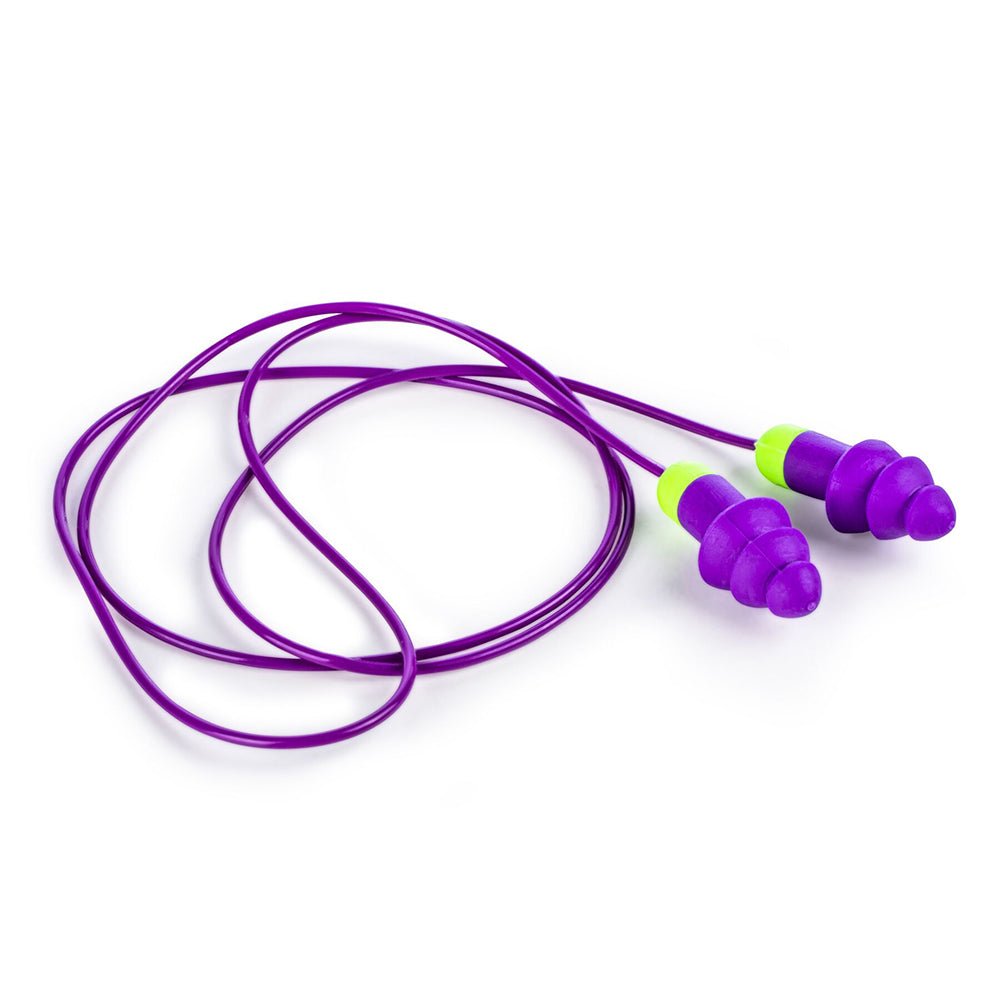 Moldex Rockets Corded Reusable Earplugs Bagged 6404, NRR 27, 1 box (50 pairs) - Gorvex.com