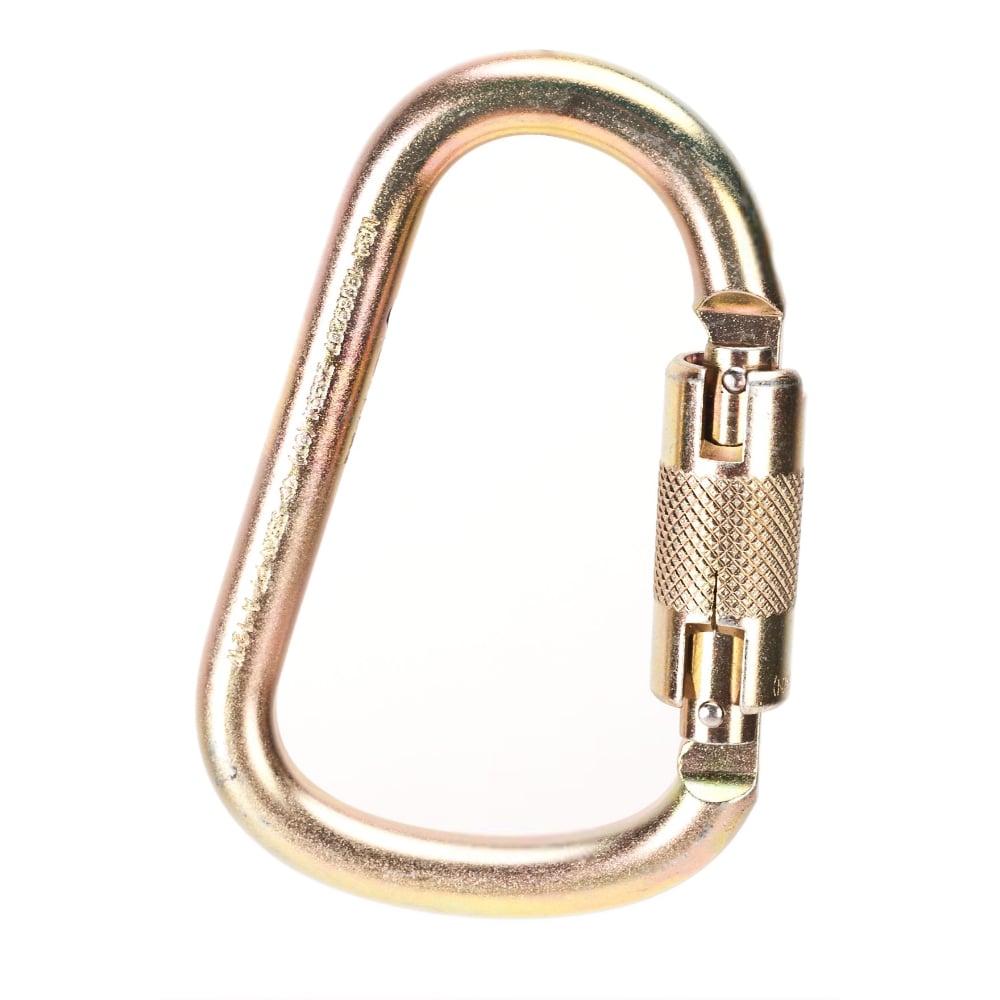 MSA 10089207 Auto - Locking Steel Carabiner with 1" Gate Opening - Gorvex.com