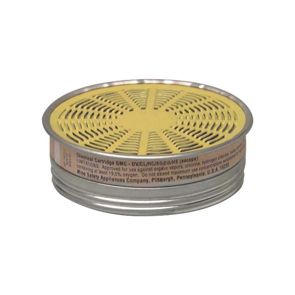 MSA 464046 OV/Acid Gas GMC Filter Comfo Respirator Cartridge, 1 pack (10 cartridges) - Gorvex.com