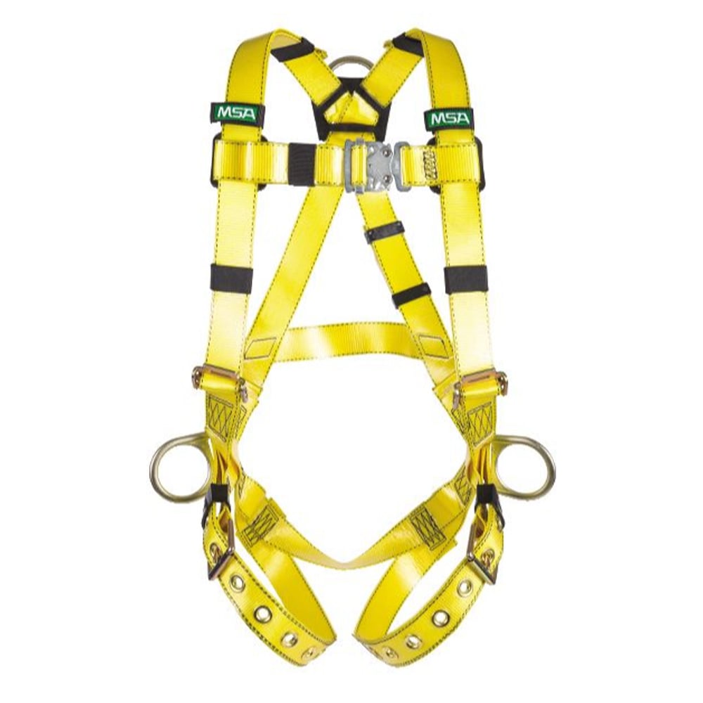 MSA Gravity® 10155875 Coated Web Harness TBLS Back/Hip D - Rings - Gorvex.com