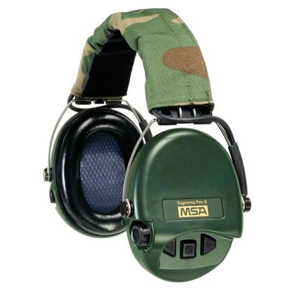 MSA Supreme® Pro - X Camo Headband Earmuff with Foam Sealing Rings - Gorvex.com