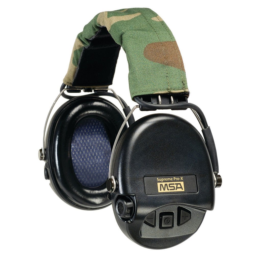 MSA Supreme® Pro - X Camo Headband Earmuff with Silicone Sealing Rings - Gorvex.com