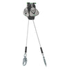 MSA V - EDGE™ Cable 8' PFL, Twin - Leg, Steel Swivel Snaphook 36CS - Gorvex.com