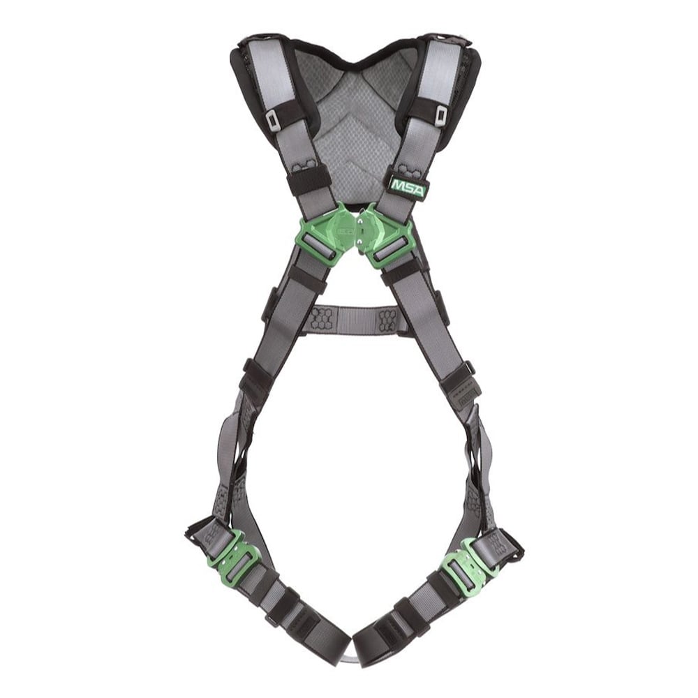 MSA V - FIT™ Harness with Quick Connect Leg Straps + Back D - Ring - Gorvex.com