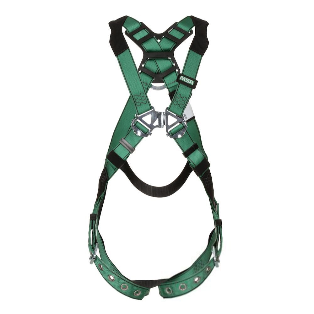 MSA V - FORM™ Harness with Tongue Buckle Leg Straps, Back D - Ring - Gorvex.com