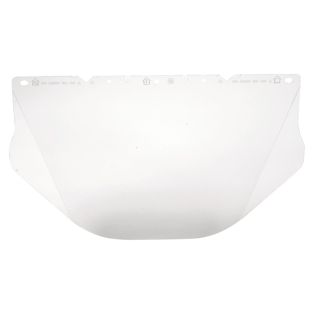 MSA V - Gard® Contoured Polycarbonate Visor, Anti - Fog/Anti - Scratch, 1 bag (5 pieces) - Gorvex.com