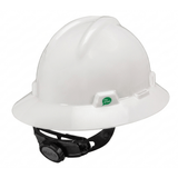 MSA V - Gard® GREEN® Slotted Full Brim Hard Hat - Gorvex.com