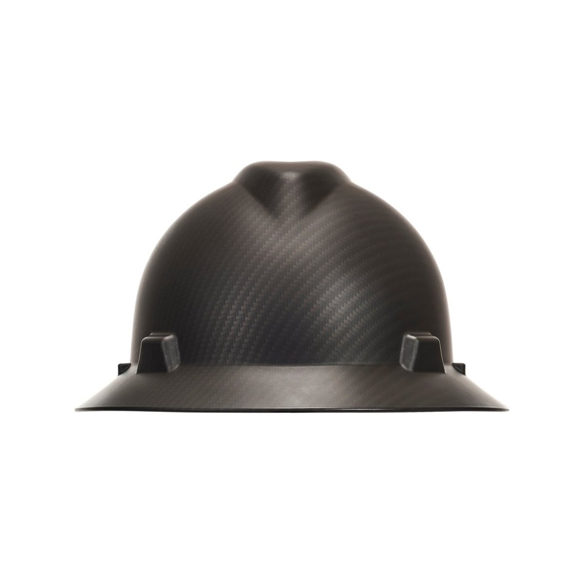 MSA V - Gard® Hydro Dipped Full Brim Hard Hat with Ratchet Suspension - Gorvex.com