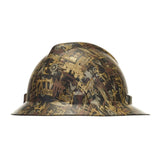 MSA V - Gard® Hydro Dipped Full Brim Hard Hat with Ratchet Suspension - Gorvex.com