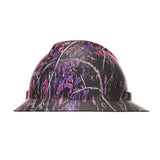 MSA V - Gard® Hydro Dipped Full Brim Hard Hat with Ratchet Suspension - Gorvex.com