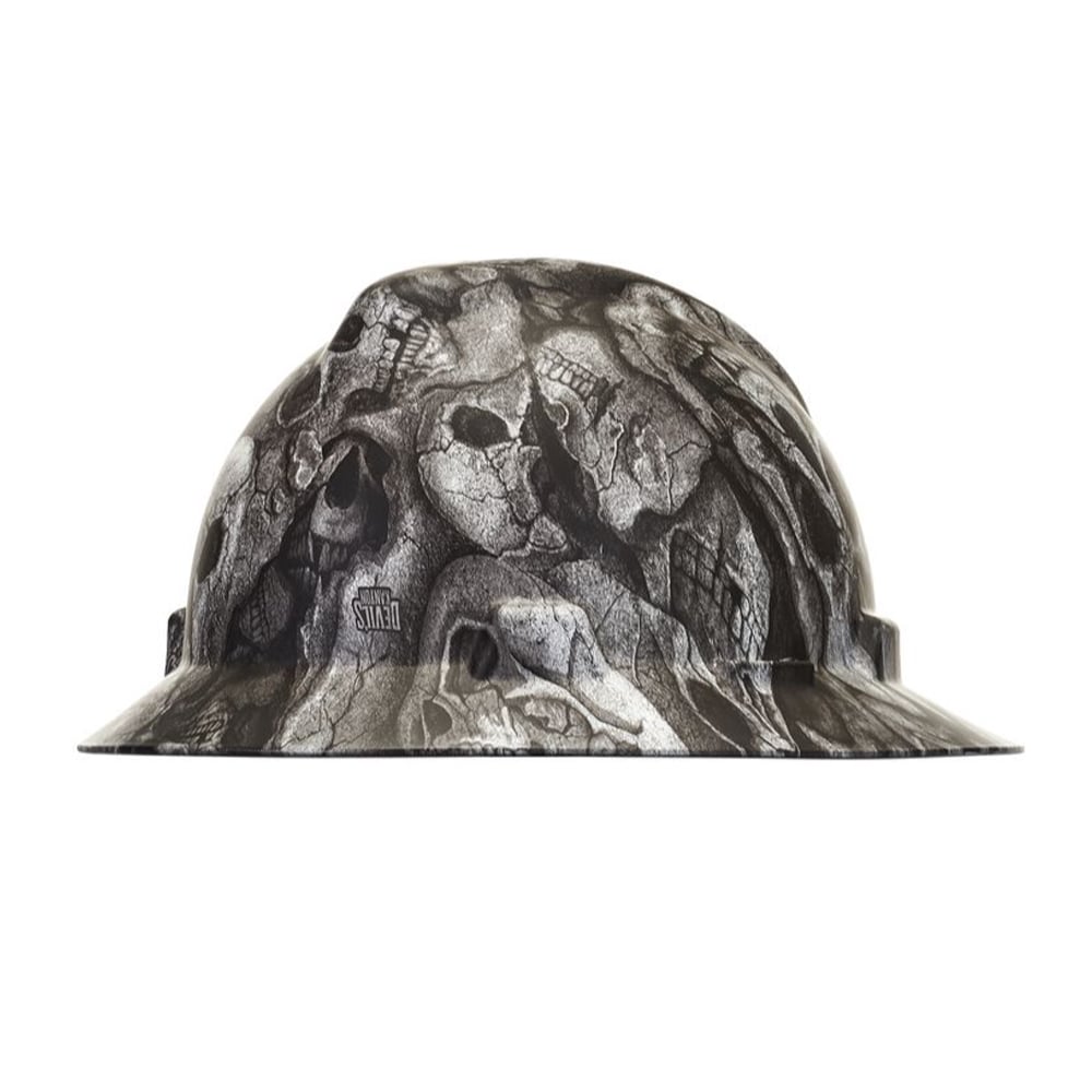 MSA V - Gard® Hydro Dipped Full Brim Hard Hat with Ratchet Suspension - Gorvex.com