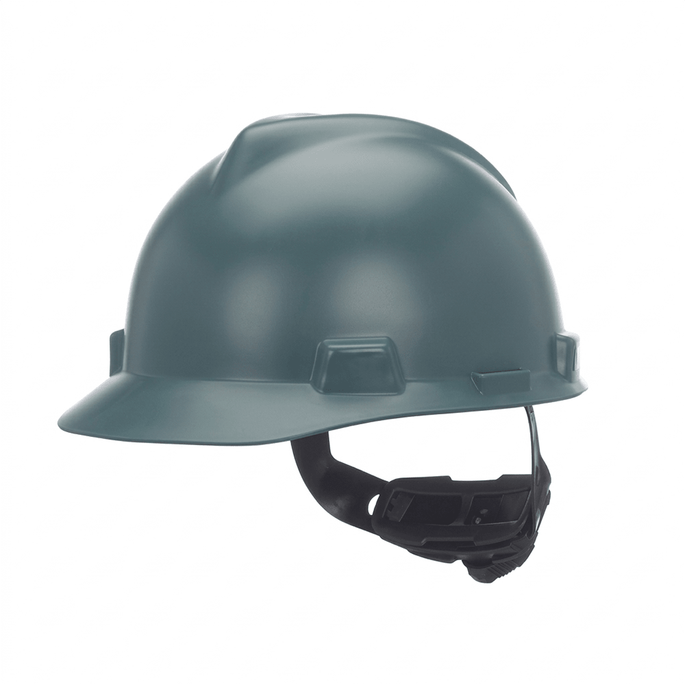 MSA V - Gard® Matte Cap Style Hard Hat with Ratchet Suspension - Gorvex.com