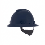 MSA V - Gard® Slotted Full Brim Hard Hat with Gloss Finish - Gorvex.com