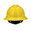 MSA V - Gard® Slotted Full Brim Hard Hat with Gloss Finish - Gorvex.com