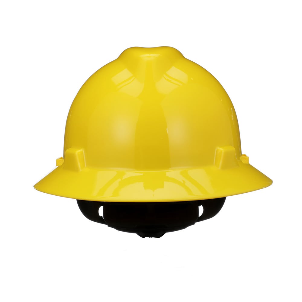 MSA V - Gard® Slotted Full Brim Hard Hat with Gloss Finish - Gorvex.com