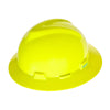 MSA V - Gard® Slotted Full Brim Hard Hat with Gloss Finish - Gorvex.com