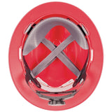 MSA V - Gard® Slotted Full Brim Hard Hat with Gloss Finish - Gorvex.com