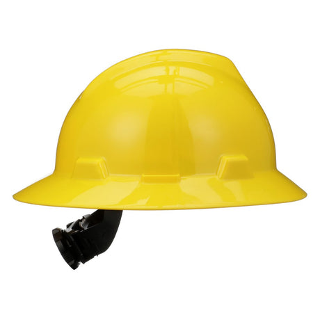 MSA V - Gard® Slotted Full Brim Hard Hat with Gloss Finish - Gorvex.com