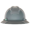 MSA V - Gard® Slotted Full Brim Hard Hat with Gloss Finish - Gorvex.com