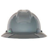 MSA V - Gard® Slotted Full Brim Hard Hat with Gloss Finish - Gorvex.com