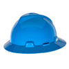 MSA V - Gard® Slotted Full Brim Hard Hat with Gloss Finish - Gorvex.com