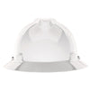MSA V - Gard® Slotted Full Brim Hard Hat with Gloss Finish - Gorvex.com