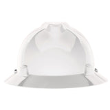 MSA V - Gard® Slotted Full Brim Hard Hat with Gloss Finish - Gorvex.com