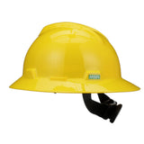 MSA V - Gard® Slotted Full Brim Hard Hat with Gloss Finish - Gorvex.com