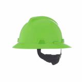 MSA V - Gard® Slotted Full Brim Hard Hat with Gloss Finish - Gorvex.com